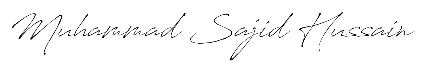 This is the best signature style for the Muhammad Sajid Hussain name. Also you like these signature font (Antro_Vectra). Mix name signature. Muhammad Sajid Hussain signature style 6 images and pictures png