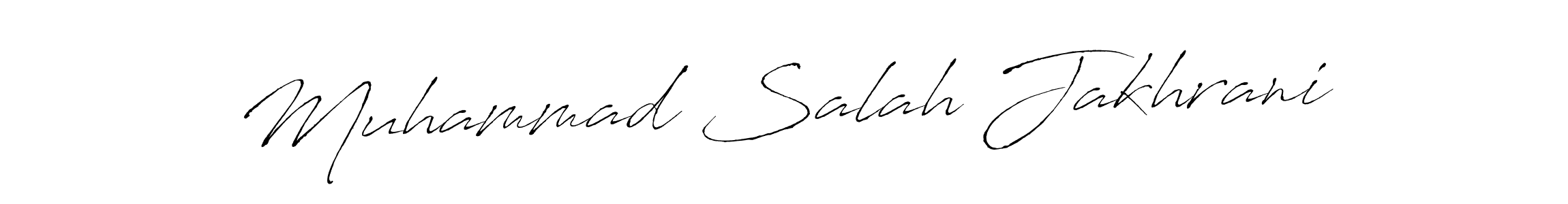 Make a beautiful signature design for name Muhammad Salah Jakhrani. With this signature (Antro_Vectra) style, you can create a handwritten signature for free. Muhammad Salah Jakhrani signature style 6 images and pictures png