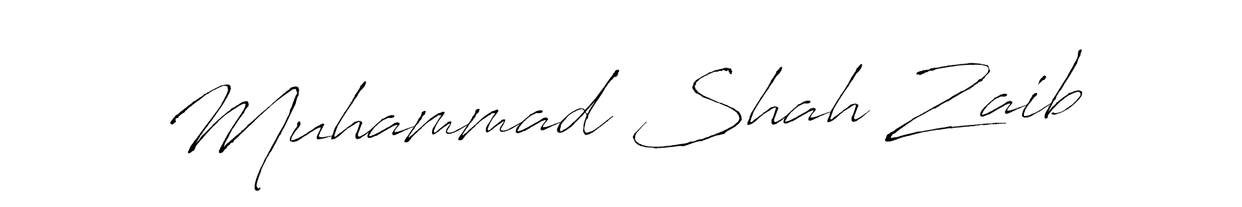 Muhammad Shah Zaib stylish signature style. Best Handwritten Sign (Antro_Vectra) for my name. Handwritten Signature Collection Ideas for my name Muhammad Shah Zaib. Muhammad Shah Zaib signature style 6 images and pictures png