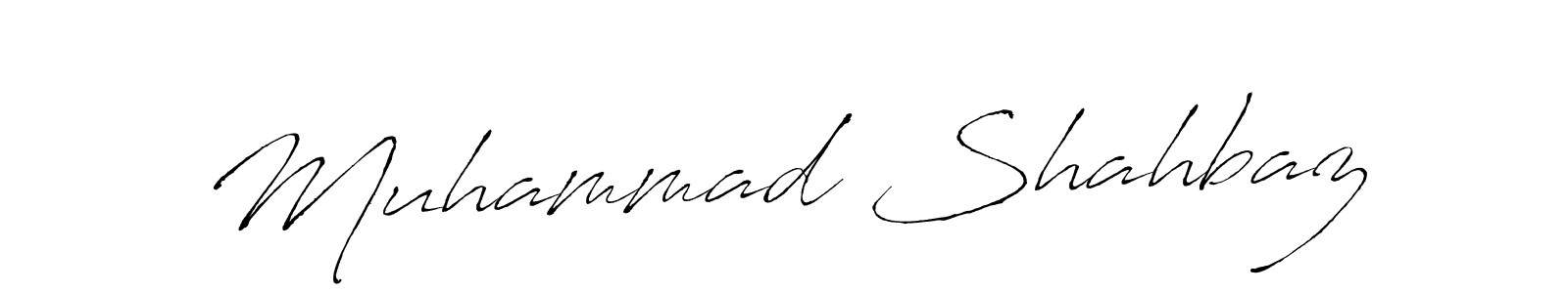 Make a beautiful signature design for name Muhammad Shahbaz. With this signature (Antro_Vectra) style, you can create a handwritten signature for free. Muhammad Shahbaz signature style 6 images and pictures png