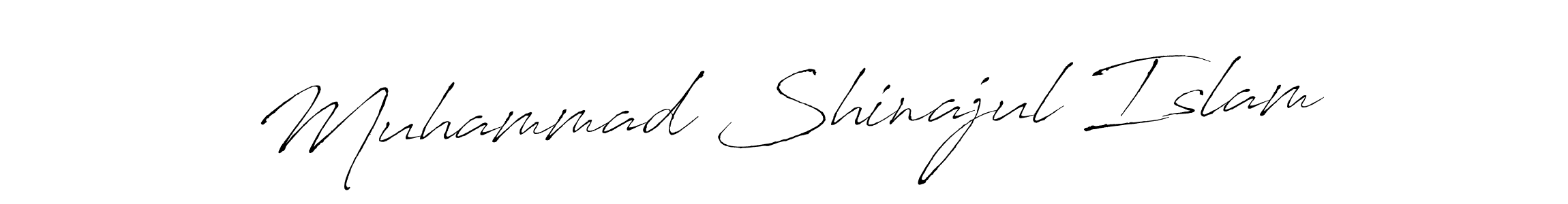 Muhammad Shinajul Islam stylish signature style. Best Handwritten Sign (Antro_Vectra) for my name. Handwritten Signature Collection Ideas for my name Muhammad Shinajul Islam. Muhammad Shinajul Islam signature style 6 images and pictures png