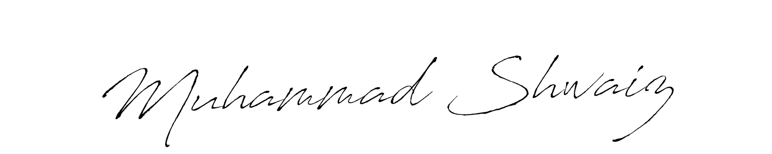 Also we have Muhammad Shwaiz name is the best signature style. Create professional handwritten signature collection using Antro_Vectra autograph style. Muhammad Shwaiz signature style 6 images and pictures png