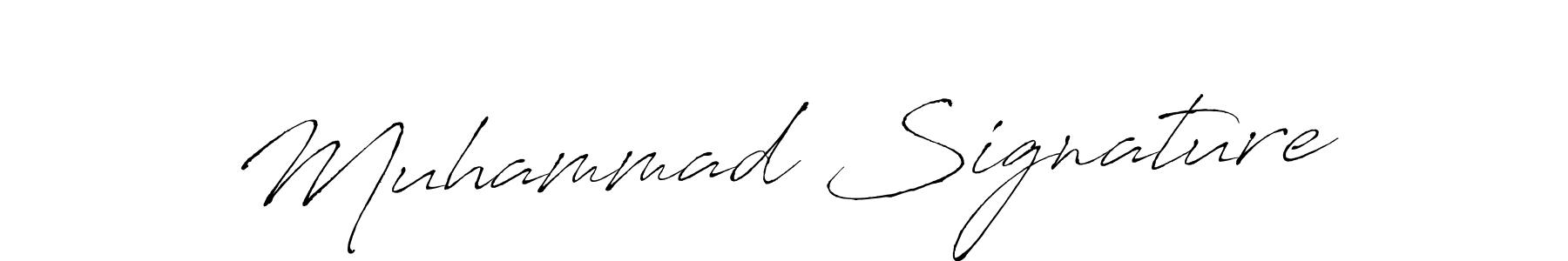 Create a beautiful signature design for name Muhammad Signature. With this signature (Antro_Vectra) fonts, you can make a handwritten signature for free. Muhammad Signature signature style 6 images and pictures png