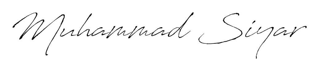 Also You can easily find your signature by using the search form. We will create Muhammad Siyar name handwritten signature images for you free of cost using Antro_Vectra sign style. Muhammad Siyar signature style 6 images and pictures png