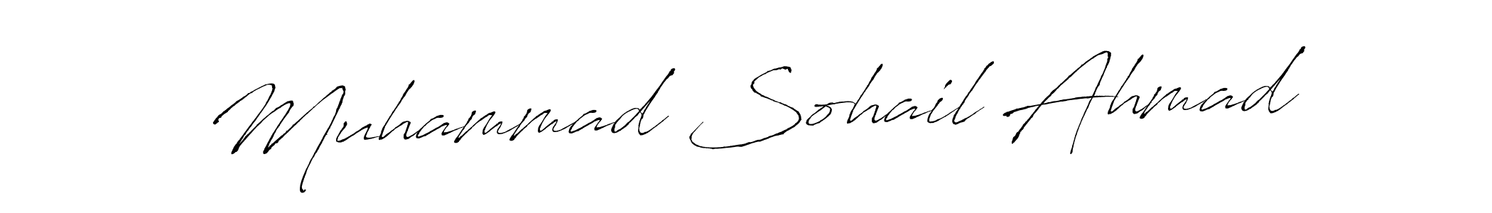 Also we have Muhammad Sohail Ahmad name is the best signature style. Create professional handwritten signature collection using Antro_Vectra autograph style. Muhammad Sohail Ahmad signature style 6 images and pictures png