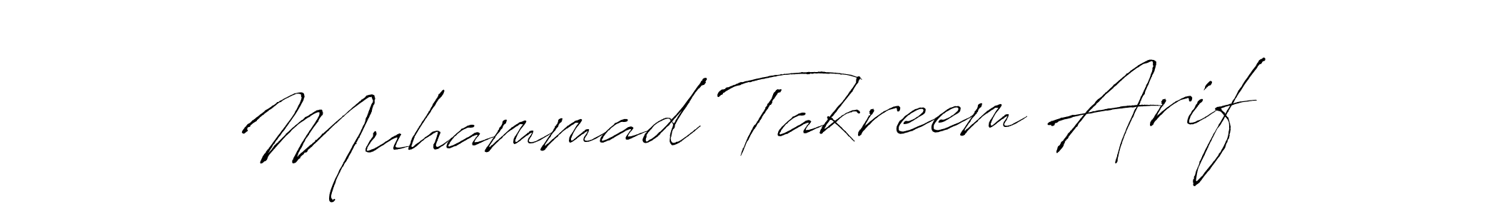 This is the best signature style for the Muhammad Takreem Arif name. Also you like these signature font (Antro_Vectra). Mix name signature. Muhammad Takreem Arif signature style 6 images and pictures png
