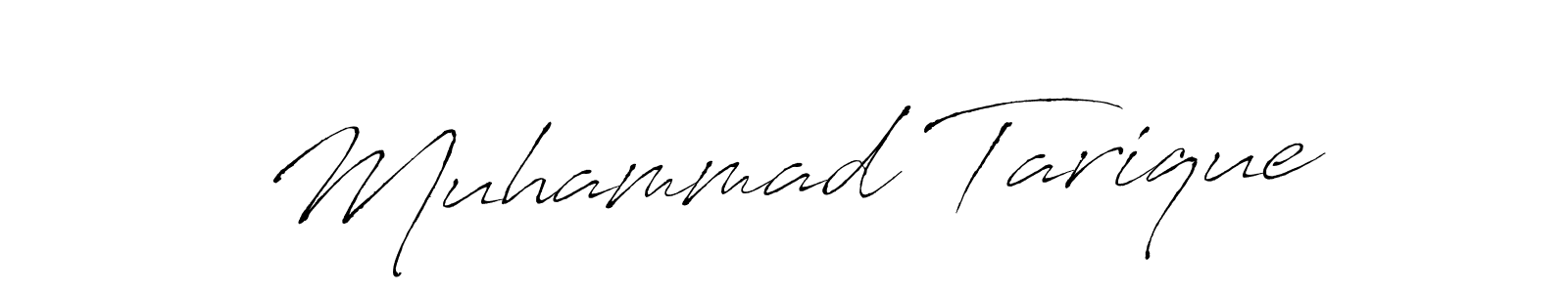 Design your own signature with our free online signature maker. With this signature software, you can create a handwritten (Antro_Vectra) signature for name Muhammad Tarique. Muhammad Tarique signature style 6 images and pictures png