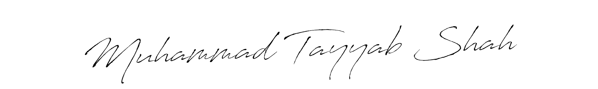 You should practise on your own different ways (Antro_Vectra) to write your name (Muhammad Tayyab Shah) in signature. don't let someone else do it for you. Muhammad Tayyab Shah signature style 6 images and pictures png