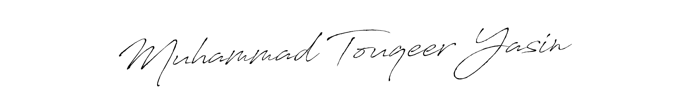 Make a beautiful signature design for name Muhammad Touqeer Yasin. Use this online signature maker to create a handwritten signature for free. Muhammad Touqeer Yasin signature style 6 images and pictures png