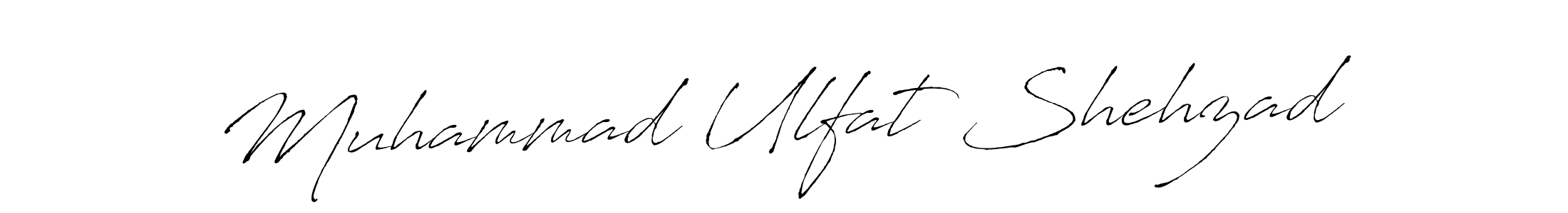 Antro_Vectra is a professional signature style that is perfect for those who want to add a touch of class to their signature. It is also a great choice for those who want to make their signature more unique. Get Muhammad Ulfat Shehzad name to fancy signature for free. Muhammad Ulfat Shehzad signature style 6 images and pictures png