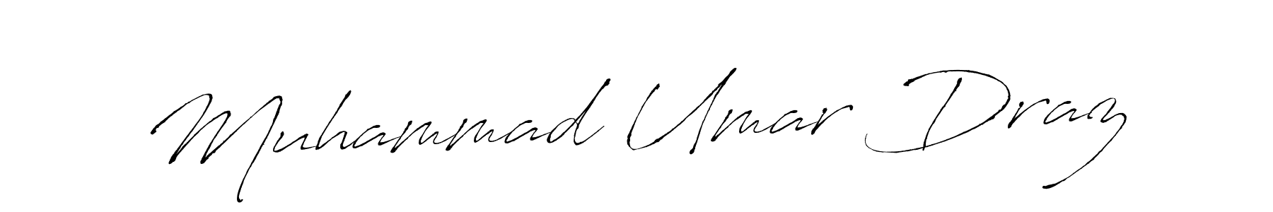 Create a beautiful signature design for name Muhammad Umar Draz. With this signature (Antro_Vectra) fonts, you can make a handwritten signature for free. Muhammad Umar Draz signature style 6 images and pictures png