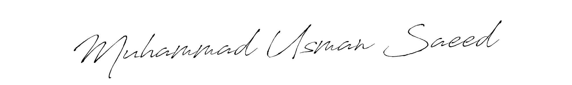 Make a beautiful signature design for name Muhammad Usman Saeed. Use this online signature maker to create a handwritten signature for free. Muhammad Usman Saeed signature style 6 images and pictures png