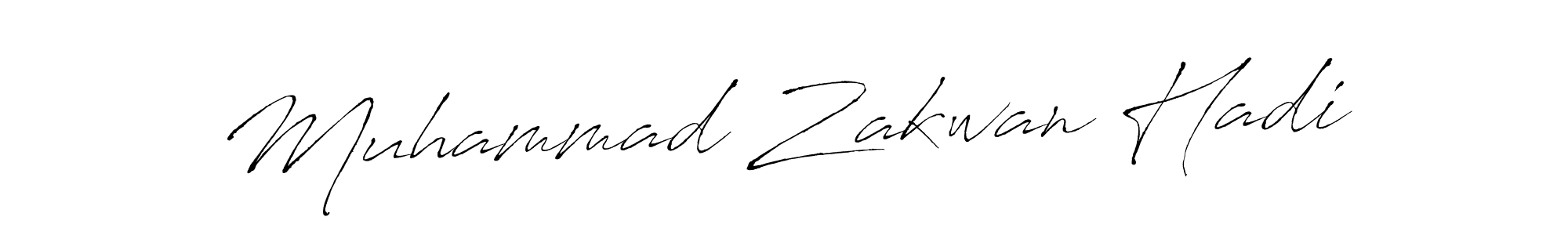 The best way (Antro_Vectra) to make a short signature is to pick only two or three words in your name. The name Muhammad Zakwan Hadi include a total of six letters. For converting this name. Muhammad Zakwan Hadi signature style 6 images and pictures png