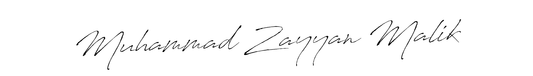 Use a signature maker to create a handwritten signature online. With this signature software, you can design (Antro_Vectra) your own signature for name Muhammad Zayyan Malik. Muhammad Zayyan Malik signature style 6 images and pictures png