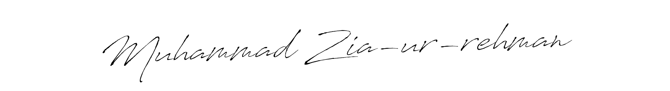 Make a beautiful signature design for name Muhammad Zia-ur-rehman. With this signature (Antro_Vectra) style, you can create a handwritten signature for free. Muhammad Zia-ur-rehman signature style 6 images and pictures png