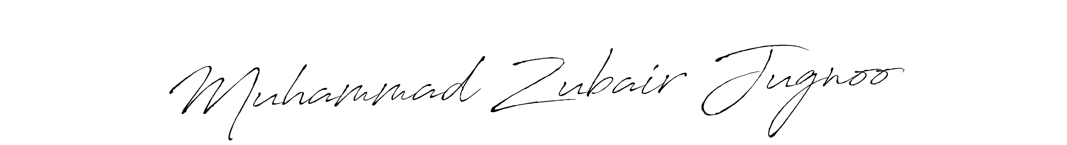 You should practise on your own different ways (Antro_Vectra) to write your name (Muhammad Zubair Jugnoo) in signature. don't let someone else do it for you. Muhammad Zubair Jugnoo signature style 6 images and pictures png