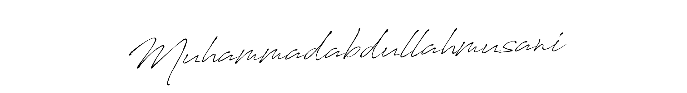 How to make Muhammadabdullahmusani signature? Antro_Vectra is a professional autograph style. Create handwritten signature for Muhammadabdullahmusani name. Muhammadabdullahmusani signature style 6 images and pictures png