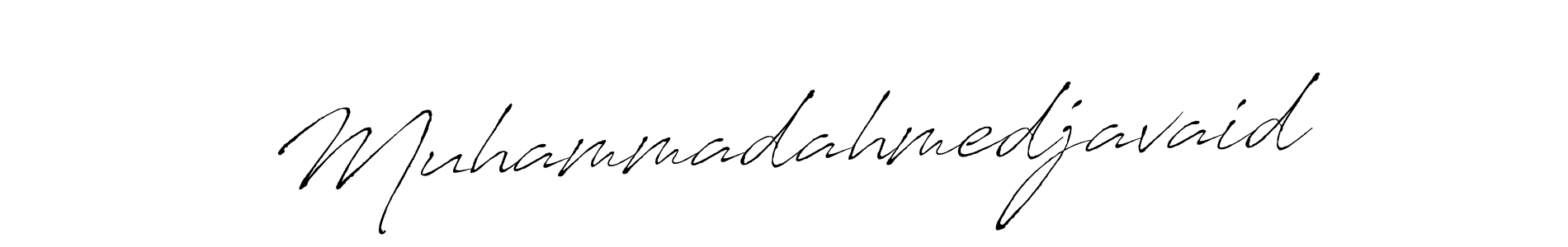 Muhammadahmedjavaid stylish signature style. Best Handwritten Sign (Antro_Vectra) for my name. Handwritten Signature Collection Ideas for my name Muhammadahmedjavaid. Muhammadahmedjavaid signature style 6 images and pictures png