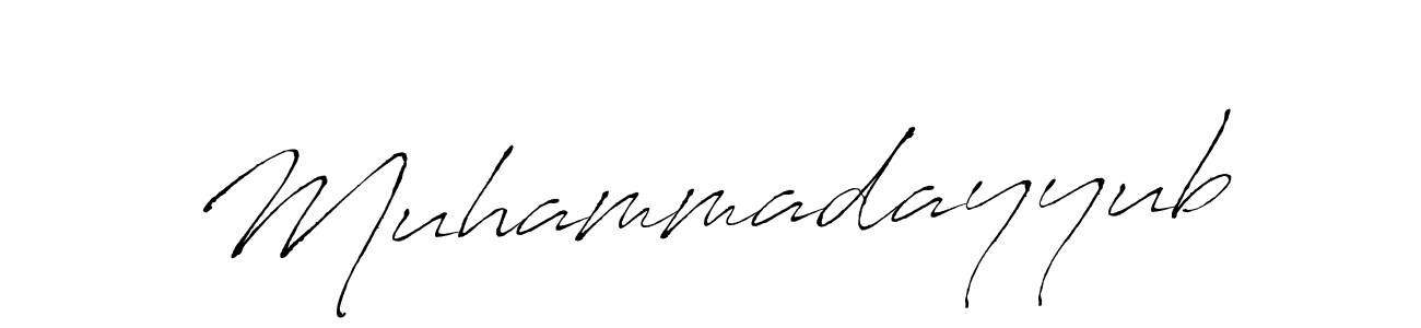 Muhammadayyub stylish signature style. Best Handwritten Sign (Antro_Vectra) for my name. Handwritten Signature Collection Ideas for my name Muhammadayyub. Muhammadayyub signature style 6 images and pictures png