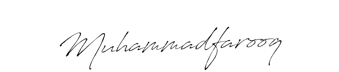 Also we have Muhammadfarooq name is the best signature style. Create professional handwritten signature collection using Antro_Vectra autograph style. Muhammadfarooq signature style 6 images and pictures png