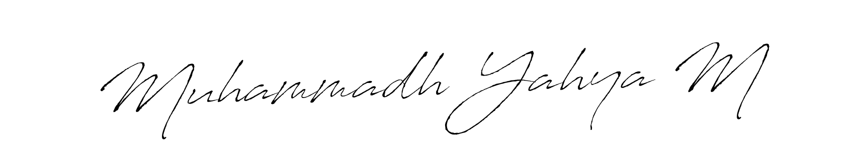You should practise on your own different ways (Antro_Vectra) to write your name (Muhammadh Yahya M) in signature. don't let someone else do it for you. Muhammadh Yahya M signature style 6 images and pictures png