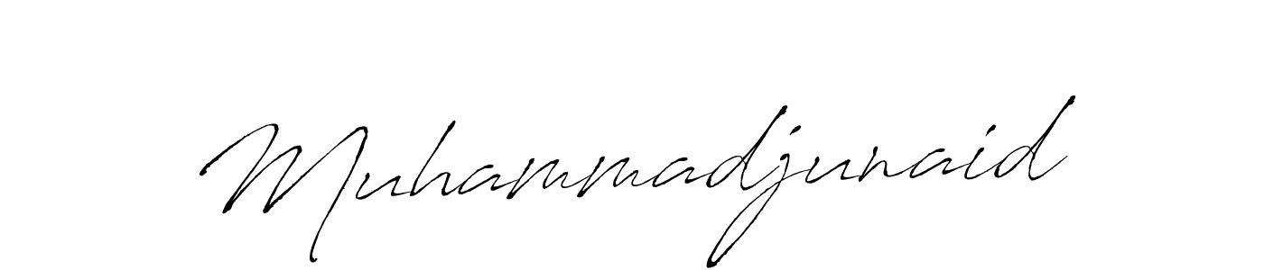 How to make Muhammadjunaid name signature. Use Antro_Vectra style for creating short signs online. This is the latest handwritten sign. Muhammadjunaid signature style 6 images and pictures png