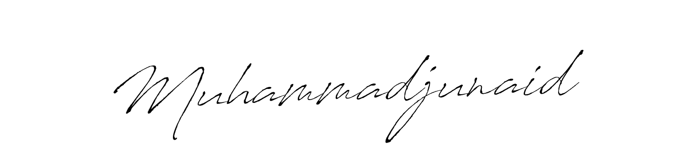 How to make Muhammadjunaid name signature. Use Antro_Vectra style for creating short signs online. This is the latest handwritten sign. Muhammadjunaid signature style 6 images and pictures png