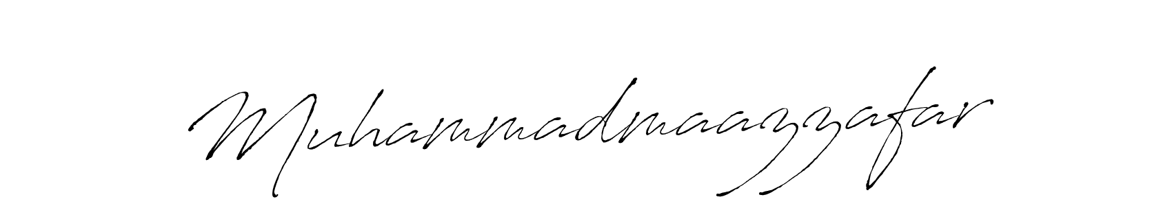 Use a signature maker to create a handwritten signature online. With this signature software, you can design (Antro_Vectra) your own signature for name Muhammadmaazzafar. Muhammadmaazzafar signature style 6 images and pictures png