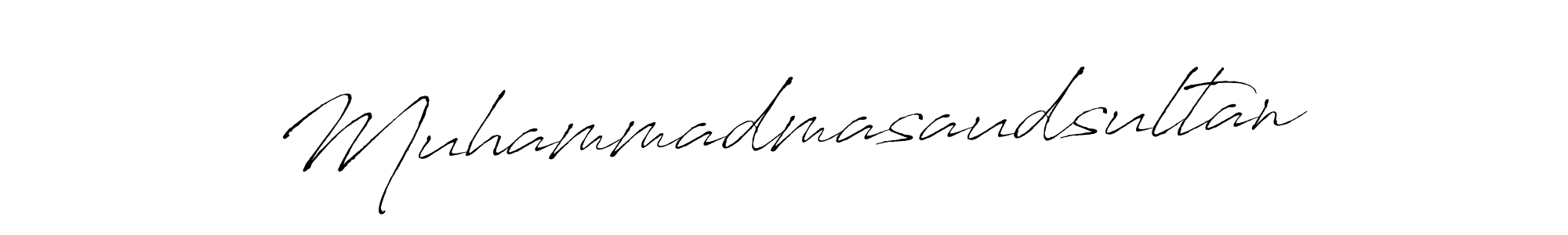 Make a beautiful signature design for name Muhammadmasaudsultan. With this signature (Antro_Vectra) style, you can create a handwritten signature for free. Muhammadmasaudsultan signature style 6 images and pictures png