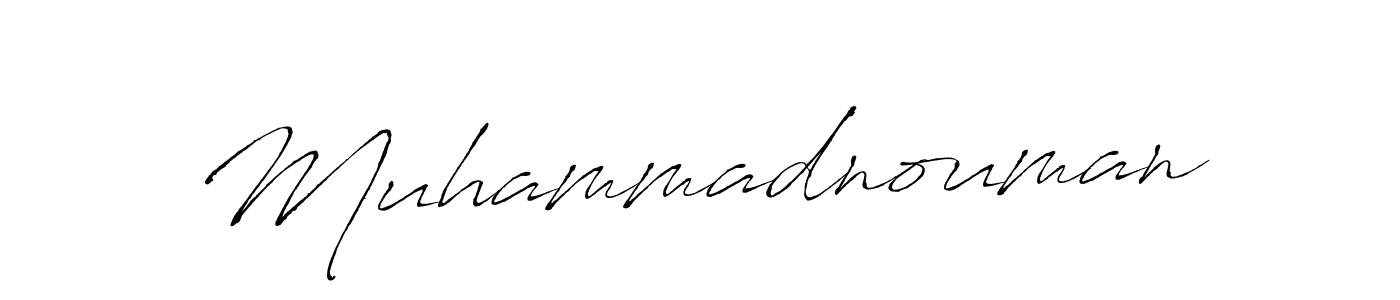 Antro_Vectra is a professional signature style that is perfect for those who want to add a touch of class to their signature. It is also a great choice for those who want to make their signature more unique. Get Muhammadnouman name to fancy signature for free. Muhammadnouman signature style 6 images and pictures png