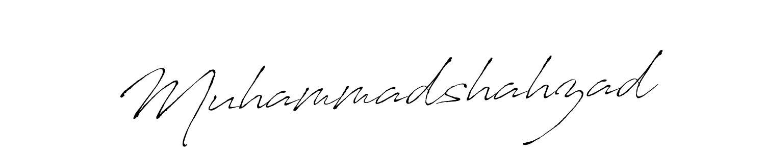 Antro_Vectra is a professional signature style that is perfect for those who want to add a touch of class to their signature. It is also a great choice for those who want to make their signature more unique. Get Muhammadshahzad name to fancy signature for free. Muhammadshahzad signature style 6 images and pictures png