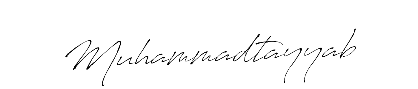 The best way (Antro_Vectra) to make a short signature is to pick only two or three words in your name. The name Muhammadtayyab include a total of six letters. For converting this name. Muhammadtayyab signature style 6 images and pictures png