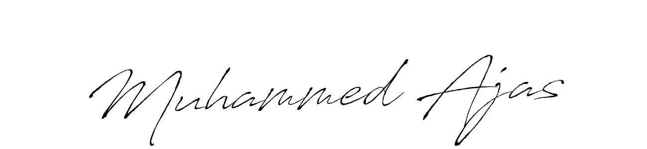 Muhammed Ajas stylish signature style. Best Handwritten Sign (Antro_Vectra) for my name. Handwritten Signature Collection Ideas for my name Muhammed Ajas. Muhammed Ajas signature style 6 images and pictures png