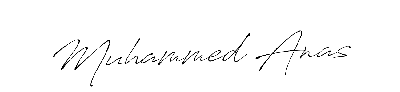 Muhammed Anas stylish signature style. Best Handwritten Sign (Antro_Vectra) for my name. Handwritten Signature Collection Ideas for my name Muhammed Anas. Muhammed Anas signature style 6 images and pictures png