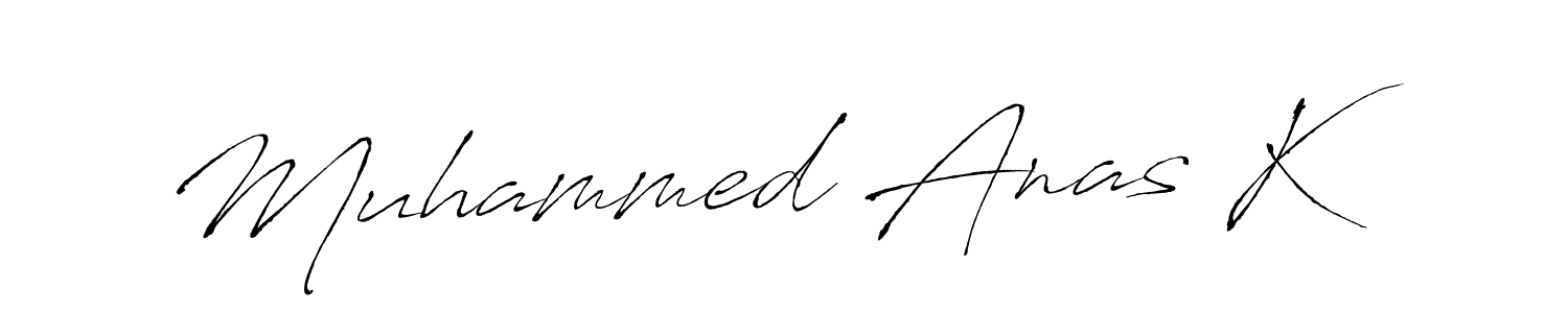 Make a short Muhammed Anas K signature style. Manage your documents anywhere anytime using Antro_Vectra. Create and add eSignatures, submit forms, share and send files easily. Muhammed Anas K signature style 6 images and pictures png
