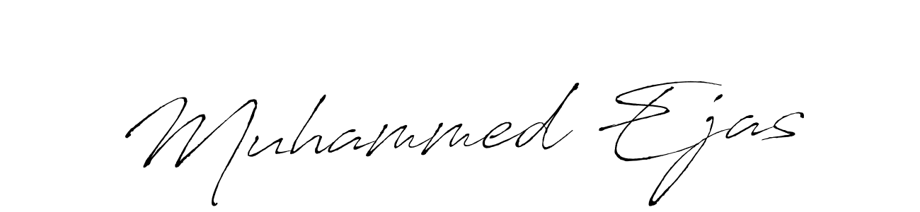 How to make Muhammed Ejas name signature. Use Antro_Vectra style for creating short signs online. This is the latest handwritten sign. Muhammed Ejas signature style 6 images and pictures png