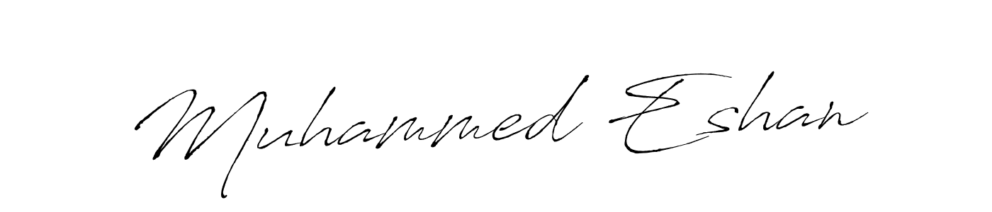 Use a signature maker to create a handwritten signature online. With this signature software, you can design (Antro_Vectra) your own signature for name Muhammed Eshan. Muhammed Eshan signature style 6 images and pictures png