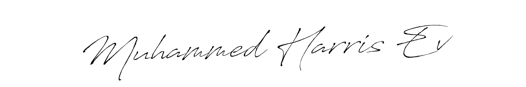Antro_Vectra is a professional signature style that is perfect for those who want to add a touch of class to their signature. It is also a great choice for those who want to make their signature more unique. Get Muhammed Harris Ev name to fancy signature for free. Muhammed Harris Ev signature style 6 images and pictures png