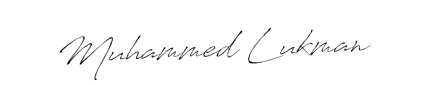 How to make Muhammed Lukman signature? Antro_Vectra is a professional autograph style. Create handwritten signature for Muhammed Lukman name. Muhammed Lukman signature style 6 images and pictures png