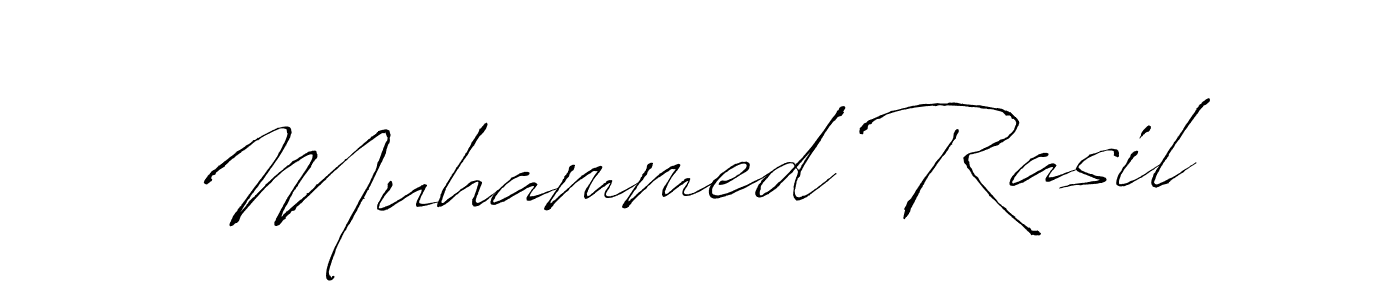 Create a beautiful signature design for name Muhammed Rasil. With this signature (Antro_Vectra) fonts, you can make a handwritten signature for free. Muhammed Rasil signature style 6 images and pictures png