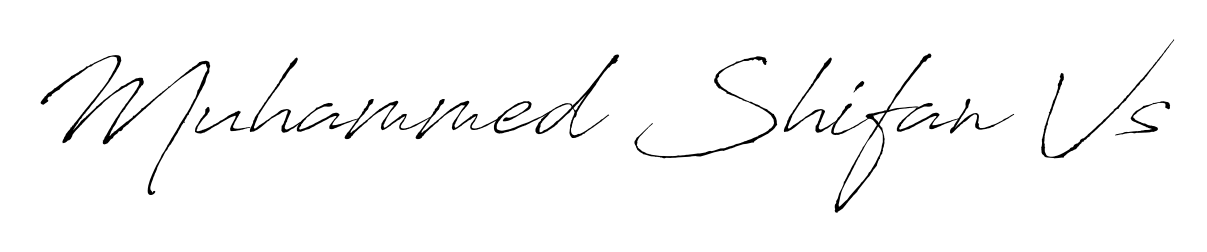 Discover the perfect balance of readability and style for Muhammed Shifan Vs with Antro_Vectra font. Create your dream signature today. Muhammed Shifan Vs signature style 6 images and pictures png