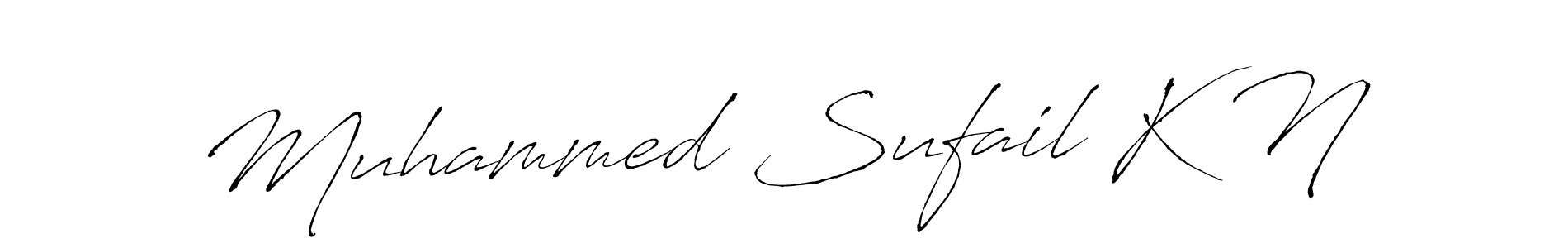 How to Draw Muhammed Sufail K N signature style? Antro_Vectra is a latest design signature styles for name Muhammed Sufail K N. Muhammed Sufail K N signature style 6 images and pictures png