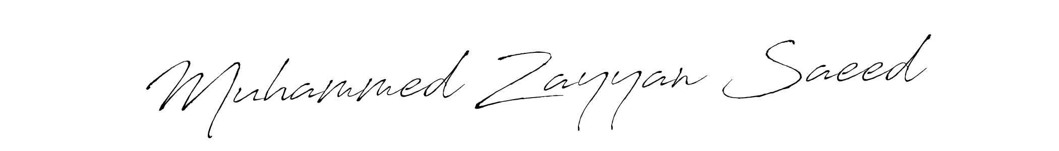Use a signature maker to create a handwritten signature online. With this signature software, you can design (Antro_Vectra) your own signature for name Muhammed Zayyan Saeed. Muhammed Zayyan Saeed signature style 6 images and pictures png