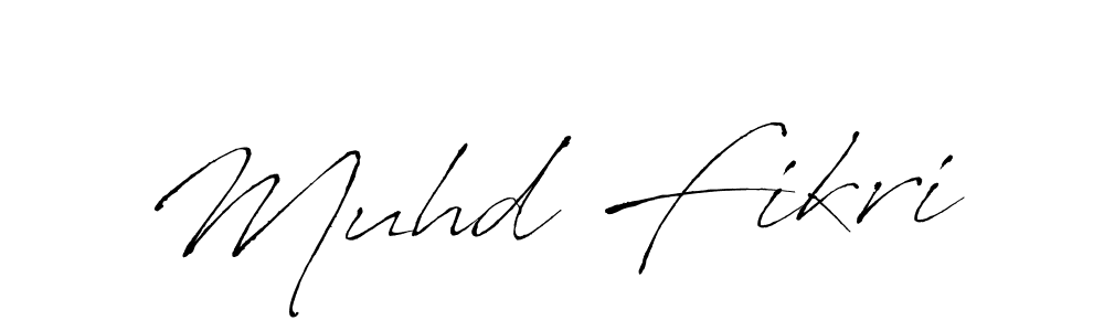 Also You can easily find your signature by using the search form. We will create Muhd Fikri name handwritten signature images for you free of cost using Antro_Vectra sign style. Muhd Fikri signature style 6 images and pictures png