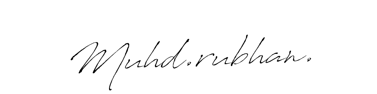 You should practise on your own different ways (Antro_Vectra) to write your name (Muhd.rubhan.) in signature. don't let someone else do it for you. Muhd.rubhan. signature style 6 images and pictures png