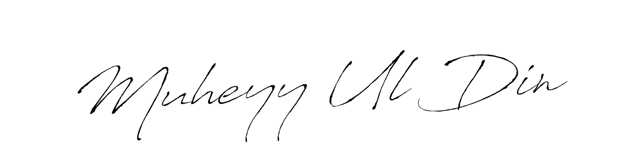 Also You can easily find your signature by using the search form. We will create Muheyy Ul Din name handwritten signature images for you free of cost using Antro_Vectra sign style. Muheyy Ul Din signature style 6 images and pictures png