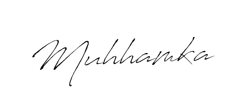 Design your own signature with our free online signature maker. With this signature software, you can create a handwritten (Antro_Vectra) signature for name Muhhamka. Muhhamka signature style 6 images and pictures png