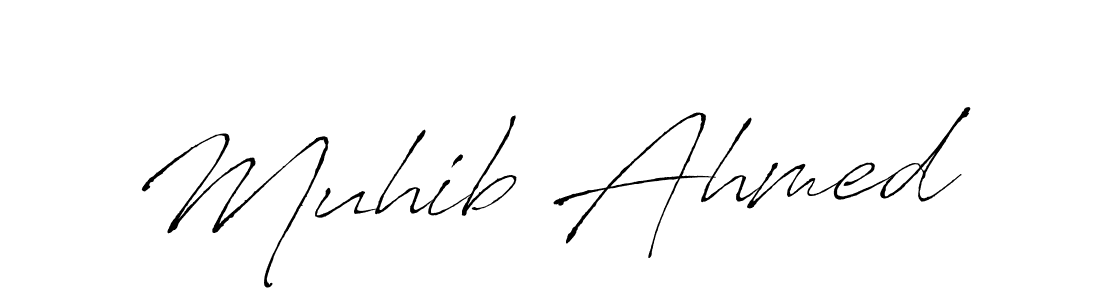 Antro_Vectra is a professional signature style that is perfect for those who want to add a touch of class to their signature. It is also a great choice for those who want to make their signature more unique. Get Muhib Ahmed name to fancy signature for free. Muhib Ahmed signature style 6 images and pictures png