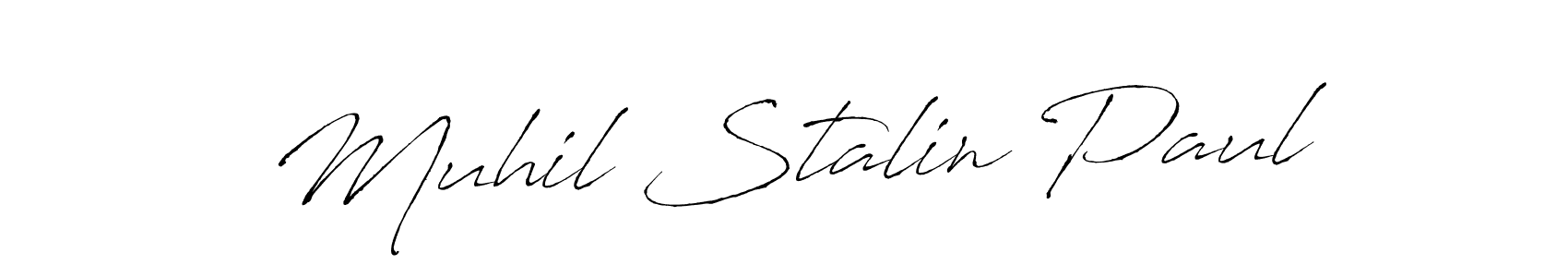if you are searching for the best signature style for your name Muhil Stalin Paul. so please give up your signature search. here we have designed multiple signature styles  using Antro_Vectra. Muhil Stalin Paul signature style 6 images and pictures png