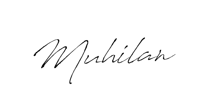 Use a signature maker to create a handwritten signature online. With this signature software, you can design (Antro_Vectra) your own signature for name Muhilan. Muhilan signature style 6 images and pictures png